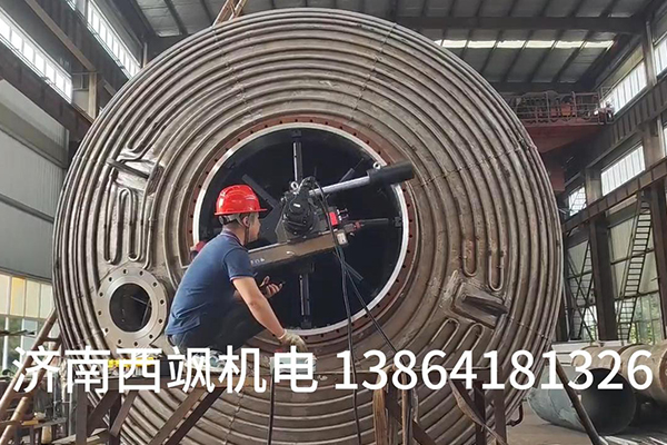 法兰加工机视频